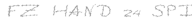 FZ HAND 24 SPIKED ITALIC