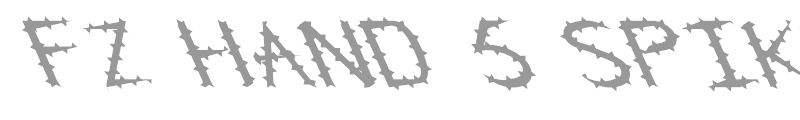 FZ HAND 5 SPIKED LEFTY