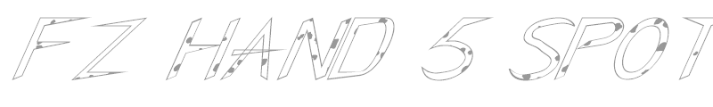 FZ HAND 5 SPOTTED ITALIC