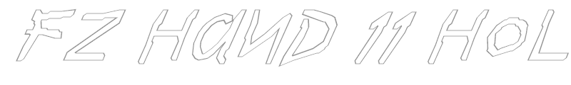 FZ HAND 11 HOLLOW ITALIC