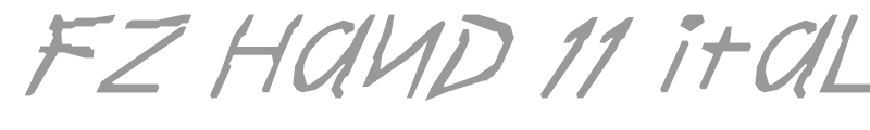 FZ HAND 11 ITALIC