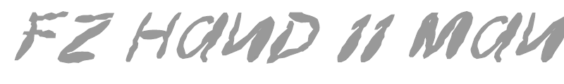FZ HAND 11 MANGLED ITALIC