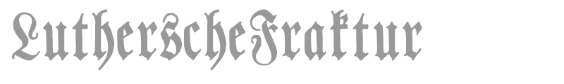LutherscheFraktur