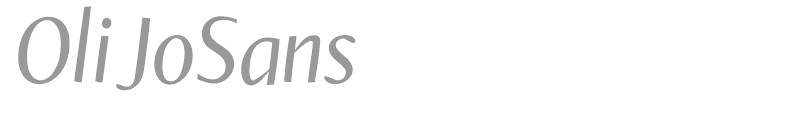 OliJo Sans Italic