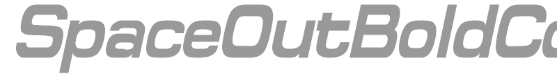 SpaceOutBoldCondensed