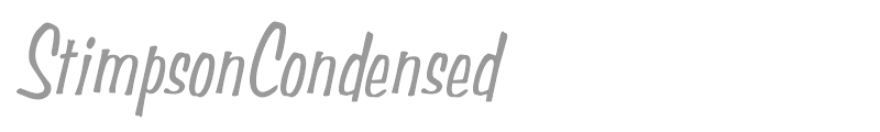 StimpsonCondensed