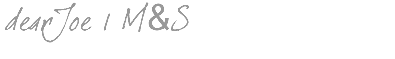 Dear Joe