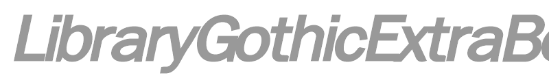 LibraryGothicExtraBold