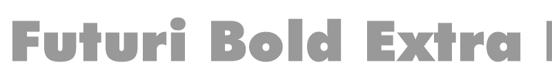 Futuri Bold Extra Bold