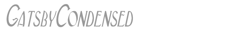 GatsbyCondensed