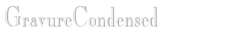 GravureCondensed