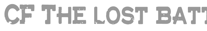 The Lost Battalion