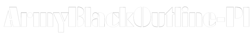 ArmyBlackOutline-Plain