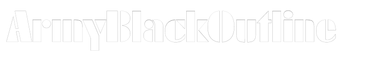 ArmyBlackOutline