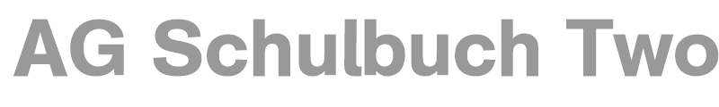 AG Schulbuch Two BQ