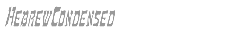 HebrewCondensed
