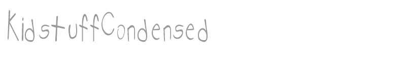 KidstuffCondensed
