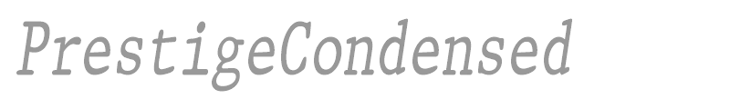 PrestigeCondensed