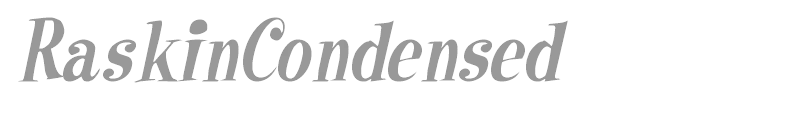 RaskinCondensed