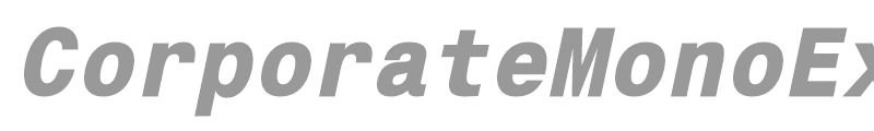 CorporateMonoExtraBold