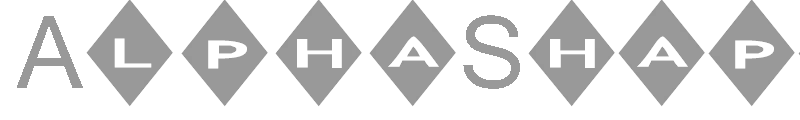 AlphaShapes diamonds