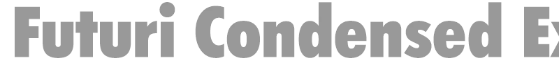 Futuri Condensed Ext Bold