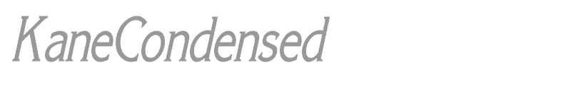 KaneCondensed