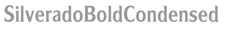 SilveradoBoldCondensed