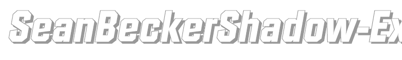 SeanBeckerShadow-ExtraBold