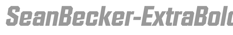 SeanBecker-ExtraBold