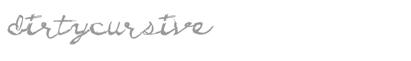 Dirty Cursive