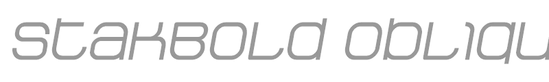 StakBold Oblique