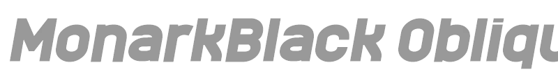 MonarkBlack Oblique