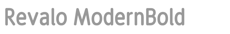 Revalo ModernBold