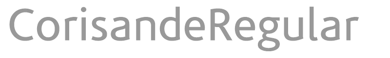 CorisandeRegular
