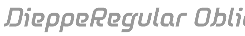 DieppeRegular Oblique
