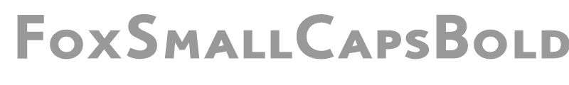 FoxSmallCapsBold