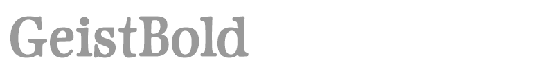 GeistBold
