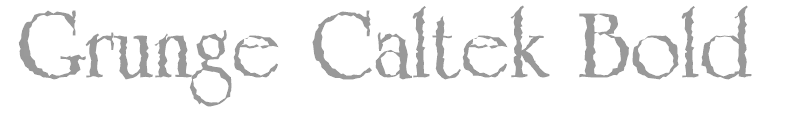 Grunge Caltek Bold