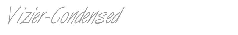 Vizier-Condensed