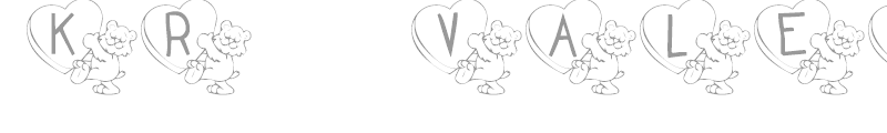 KR Valentine Teddy
