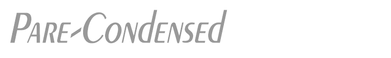 Pare-Condensed