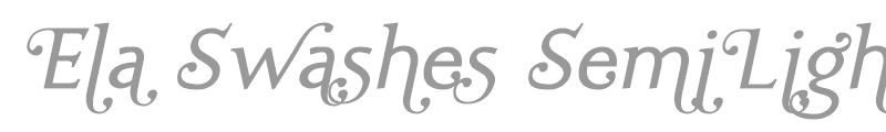 Ela Swashes SemiLight