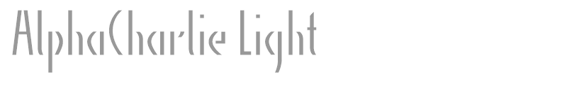 AlphaCharlie Light