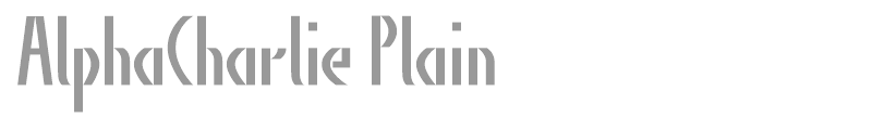 AlphaCharlie Plain
