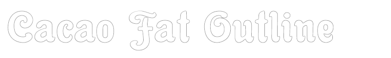 Cacao Fat Outline