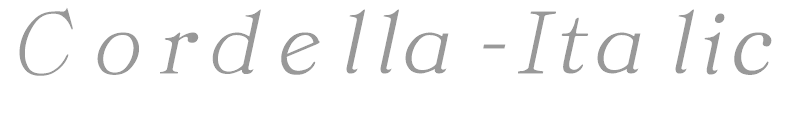 Cordella-Italic