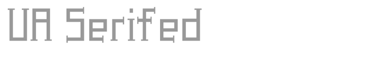 UA Serifed