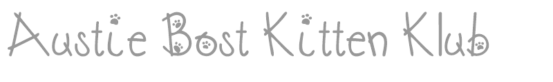 Austie Bost Kitten Klub