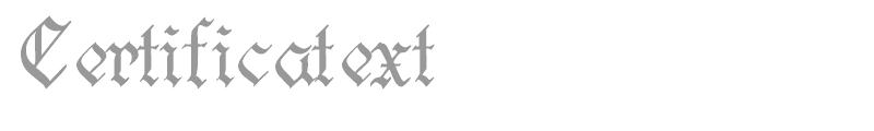 Certificatext